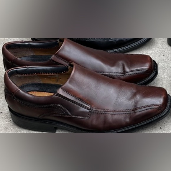 Dockers Men’s slip on loafers. Black Leather. Size 13 - Picture 3 of 5